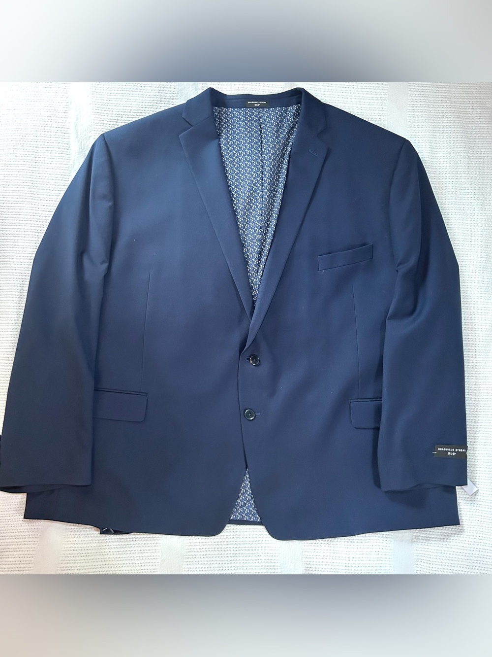 Shaquille O’Neal XLG 58R Blue Stretch Suit Jacket Men’s Blazer New